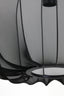 Hanging lamp 50x37,5 cm PLUMERIA black