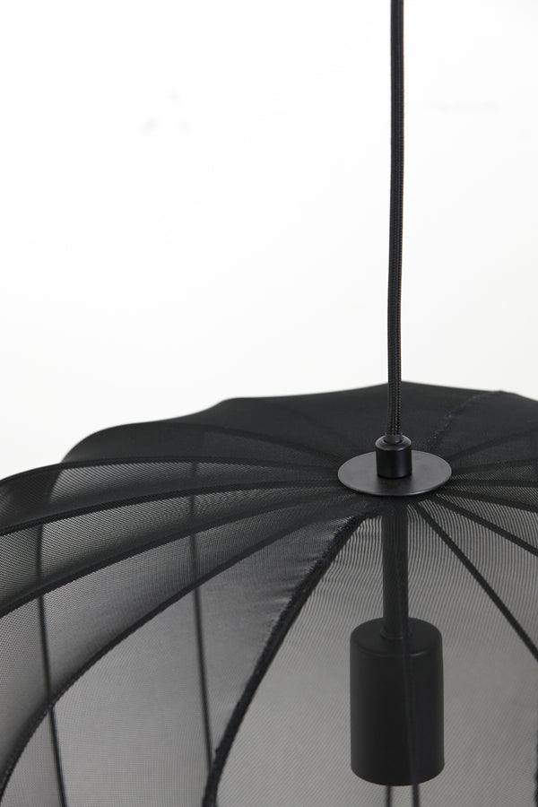Hanging lamp 50x37,5 cm PLUMERIA black