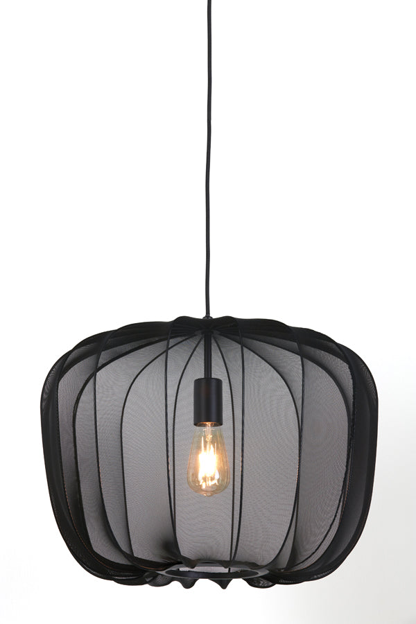 Hanging lamp 50x37,5 cm PLUMERIA black