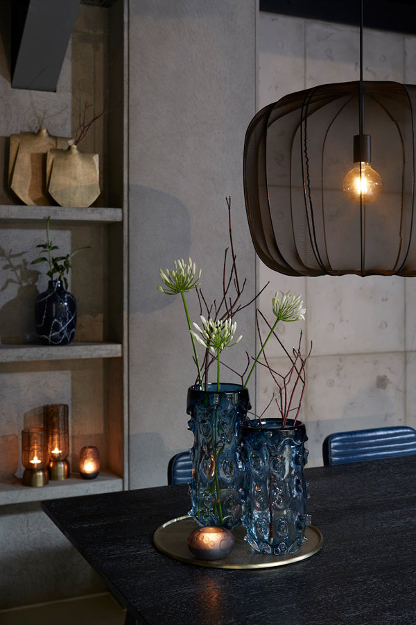 Hanging lamp 50x37,5 cm PLUMERIA black