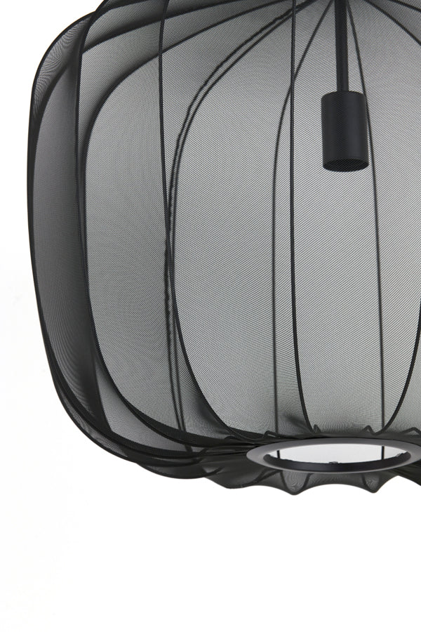 Hanging lamp 60x45 cm PLUMERIA black