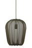 Hanging lamp 34x40 cm PLUMERIA dark green
