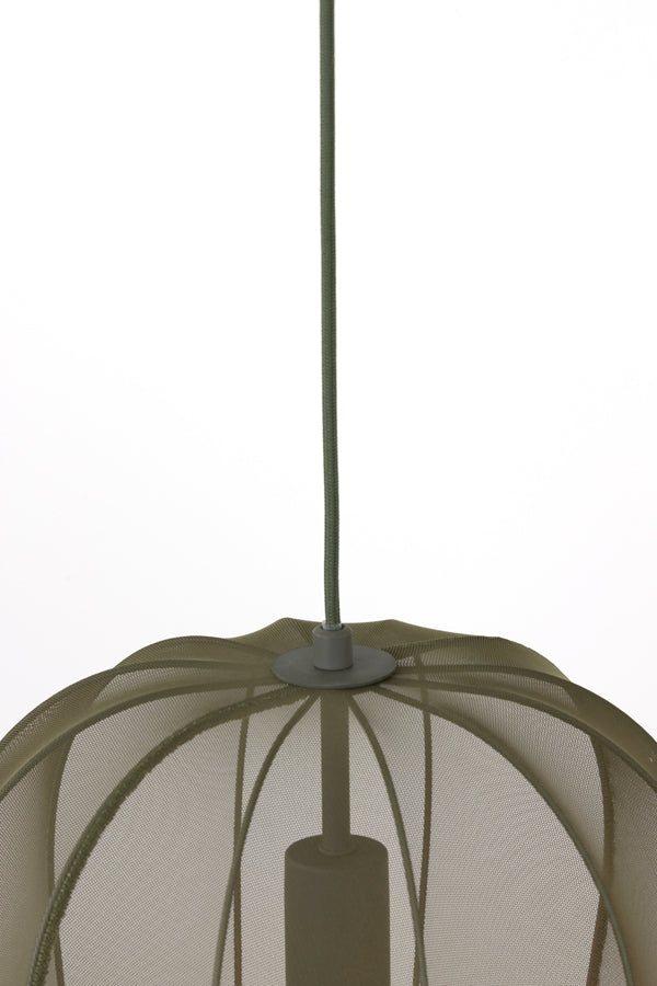 Hanging lamp 34x40 cm PLUMERIA dark green