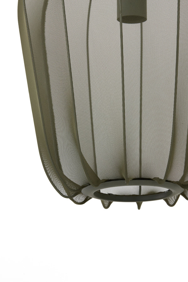 Hanging lamp 34x40 cm PLUMERIA dark green