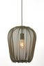 Hanging lamp 34x40 cm PLUMERIA dark green