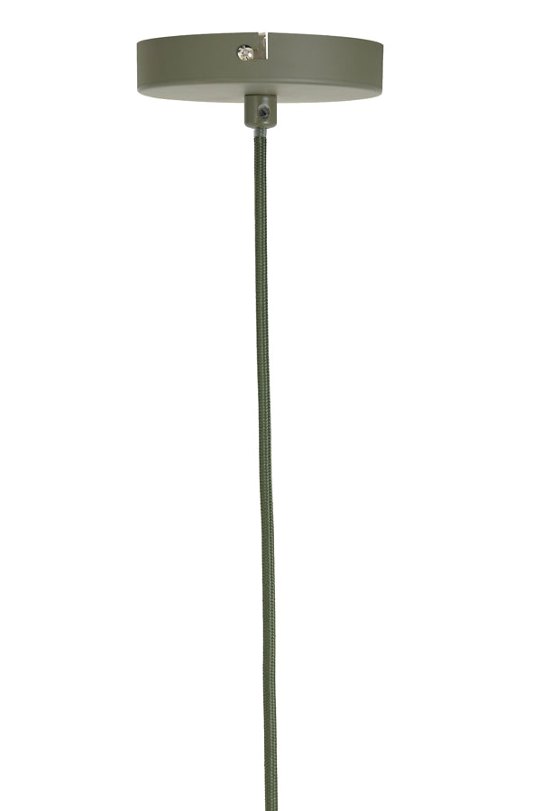 Hanging lamp 42x50 cm PLUMERIA dark green