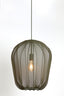 Hanging lamp 42x50 cm PLUMERIA dark green