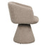 Dining chair Madeline mocca chunky swivel