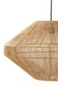 Hanging lamp 60x37 cm MALLOW jute natural