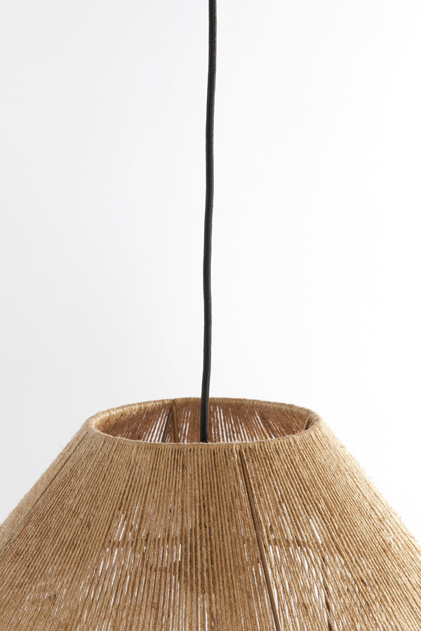 Hanging lamp 60x60 cm MALVA jute natural