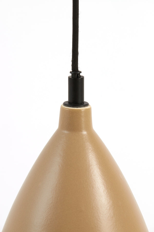 Hanging lamp 18x20 cm DESI matt olive green