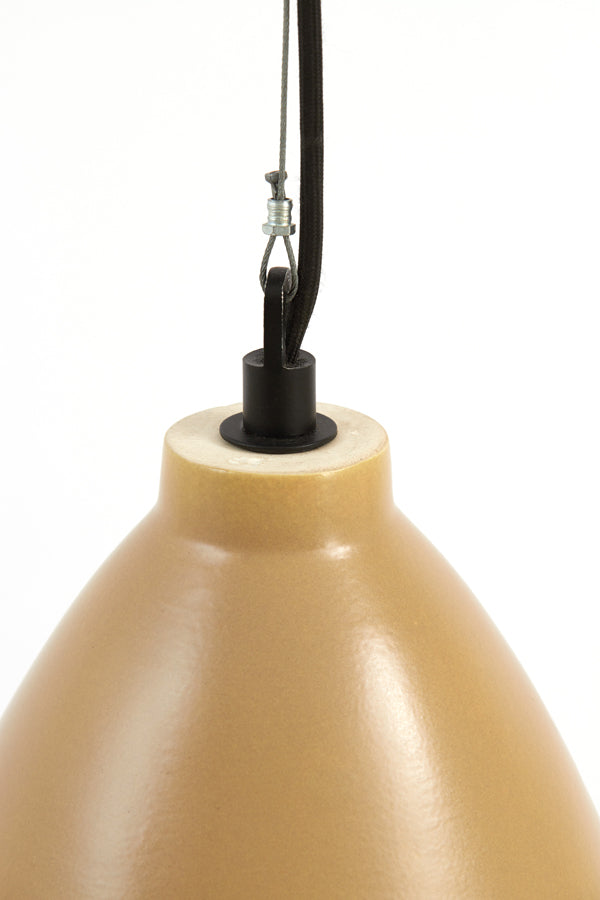 Hanging lamp 22,5x25 cm DESI matt olive green
