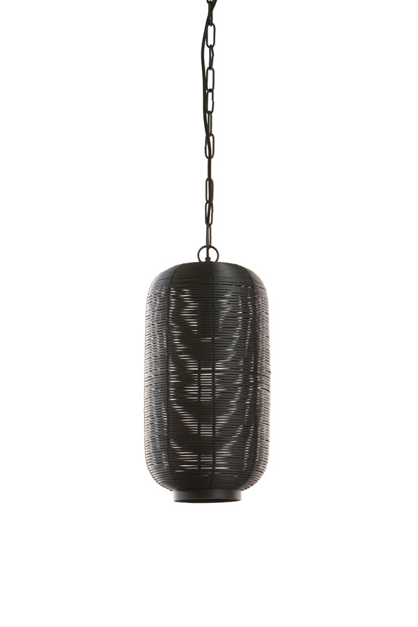 Hanging lamp 21x44 cm TOMEK matt black