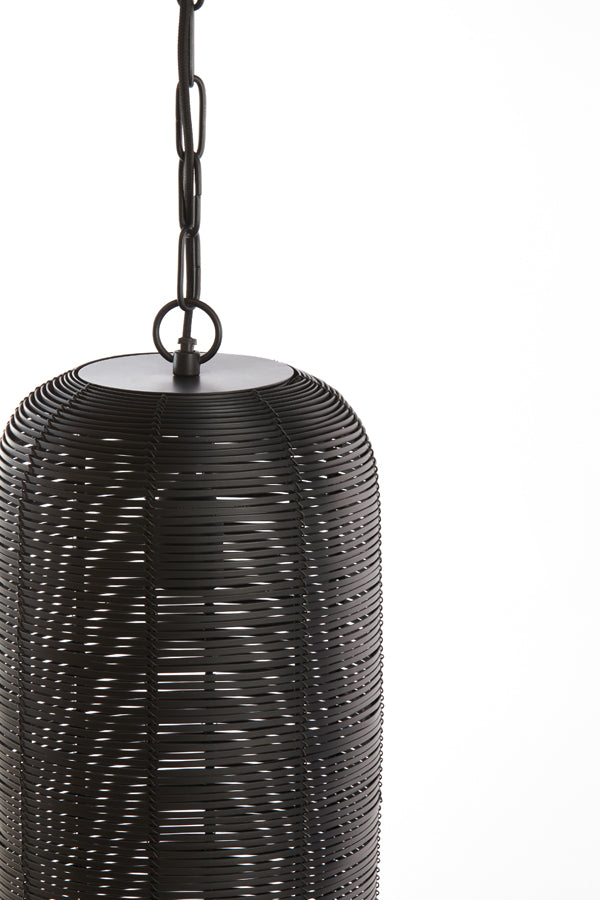 Hanging lamp 21x44 cm TOMEK matt black