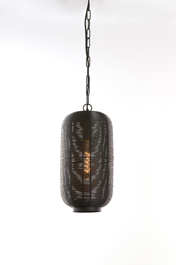 Hanging lamp 21x44 cm TOMEK matt black