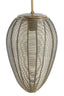Hanging lamp 3L 80x20x33 cm YAELLE ant bronze+matt blck