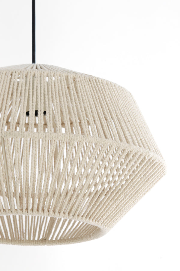 Hanging lamp 40x24 cm DEYA cream