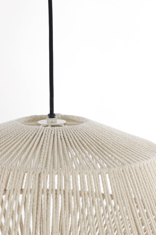 Hanging lamp 40x24 cm DEYA cream