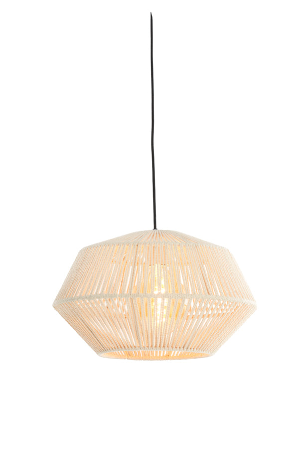 Hanging lamp 40x24 cm DEYA cream