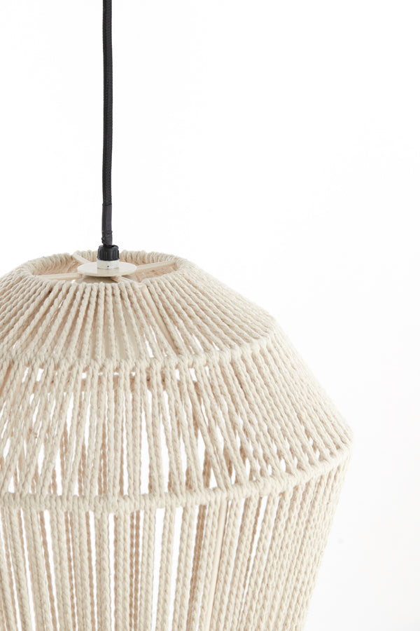 Hanging lamp 30x37 cm DEYA cream
