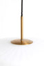 Hanging lamp 40x17 cm PLEAT glass matt white+gold