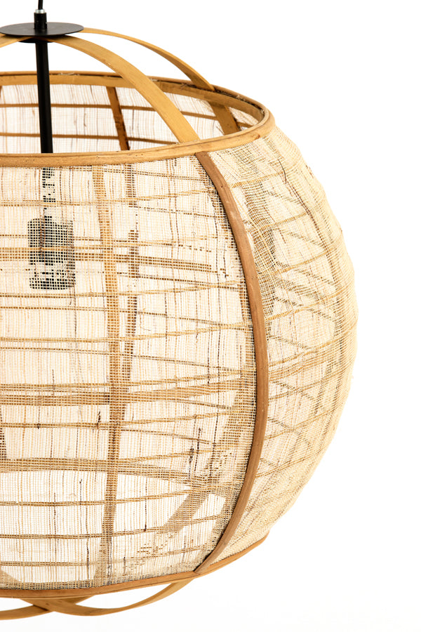 Hanging lamp 50,5x50 cm REEVA linen beige