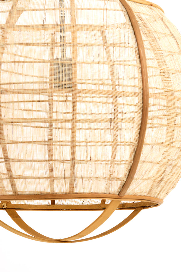 Hanging lamp 50,5x50 cm REEVA linen beige