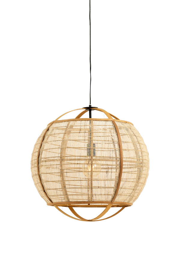 Hanging lamp 50,5x50 cm REEVA linen beige
