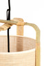 Hanging lamp 32x60 cm SENDAI sand+bamboo natural