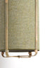 Hanging lamp 37x66 cm SENDAI green+bamboo natural