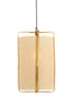 Hanging lamp 42x70 cm SENDAI sand+bamboo natural