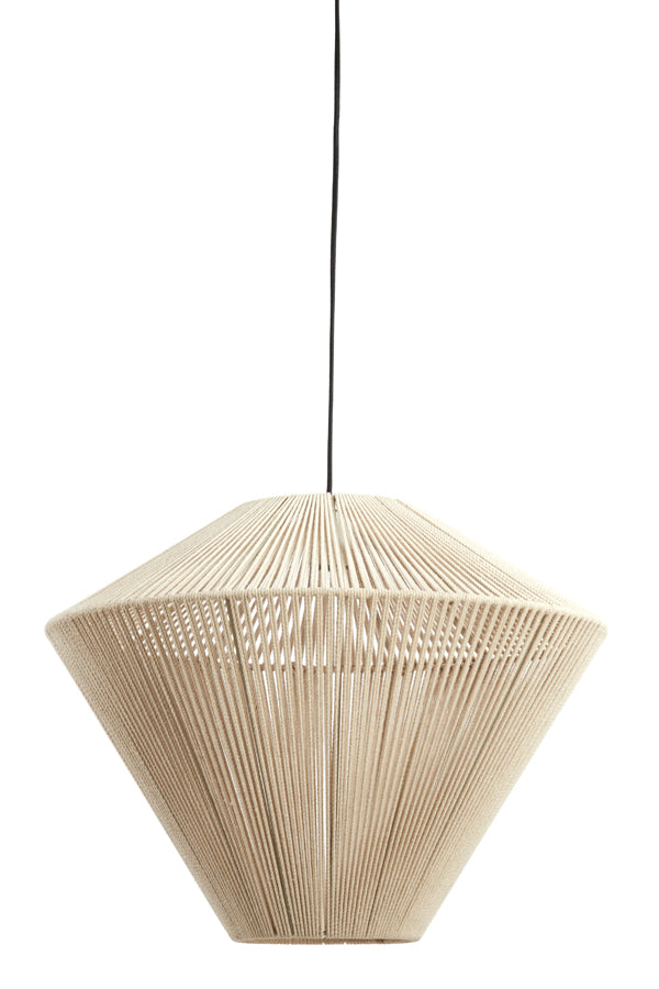 Hanging lamp 53x37 cm FELIDA cream