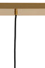 Hanging lamp 3L 120x30x30 cm MEDINA glass amber+gold