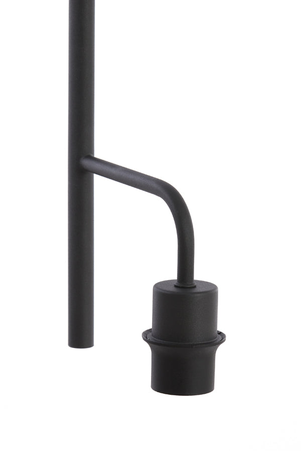 Hanging lamp 3L 48x25 cm EDISA matt black