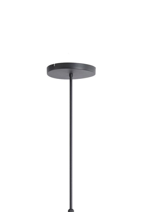 Hanging lamp 3L 48x25 cm EDISA velvet dark brown+matt black
