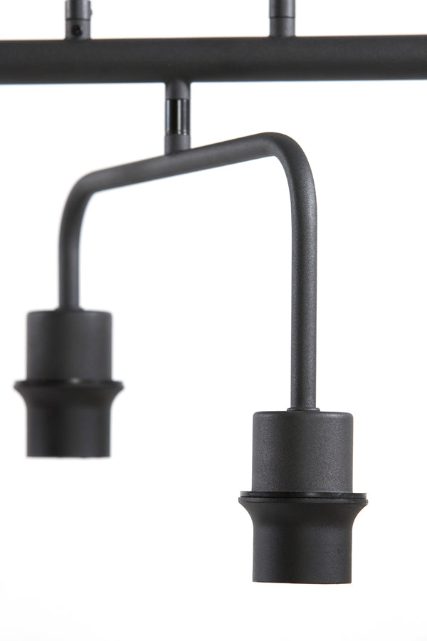 Hanging lamp 6L 160x50x25 cm EDISA matt black