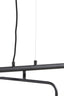Hanging lamp 6L 160x50x25 cm EDISA matt black