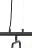 Hanging lamp 6L 160x50x25 cm EDISA matt black
