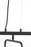 Hanging lamp 6L 160x50x25 cm EDISA velvet d brown+matt black