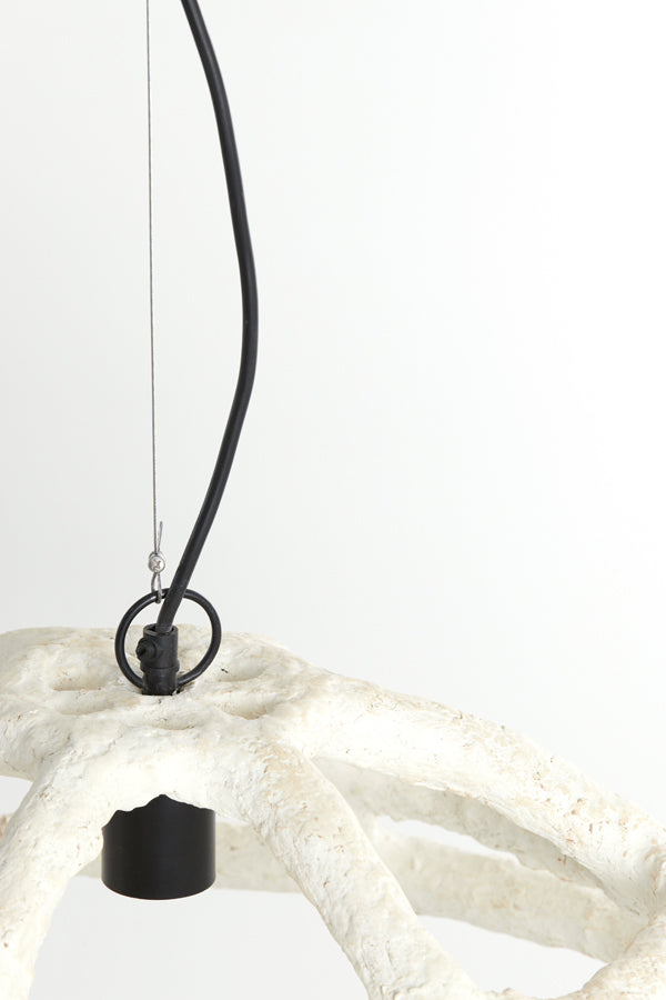 Hanging lamp 52x24 cm PORILA cream