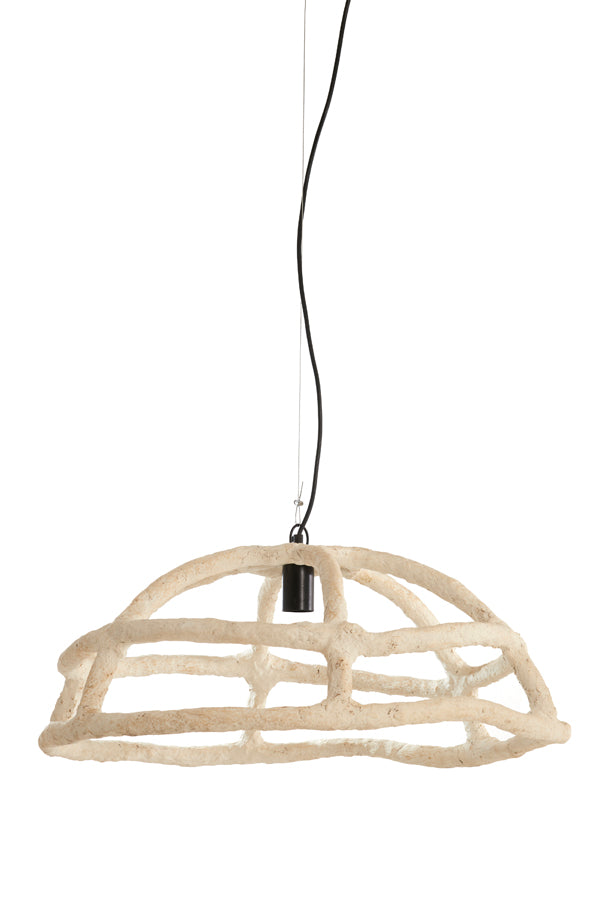 Hanging lamp 70x38 cm PORILA cream