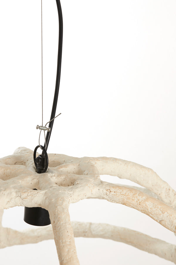 Hanging lamp 70x38 cm PORILA cream