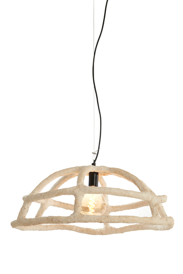 Hanging lamp 70x38 cm PORILA cream