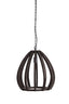 Hanging lamp 40x42 cm BARSIA wood dark brown
