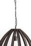 Hanging lamp 40x42 cm BARSIA wood dark brown