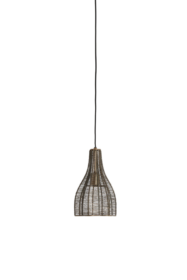 Hanging lamp 19x30 cm MARIAMA antique bronze