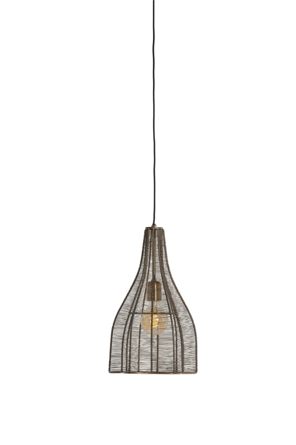 Hanging lamp 25x41,5 cm MARIAMA antique bronze