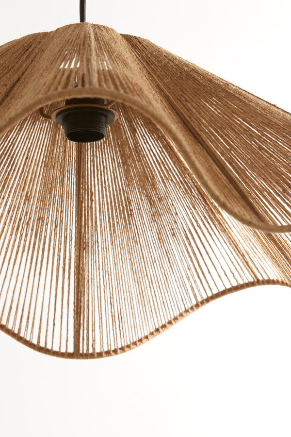 Hanging lamp 60x24 cm FODARA jute natural