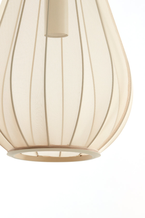 Hanging lamp 3L 80x8x40 cm ITELA sand