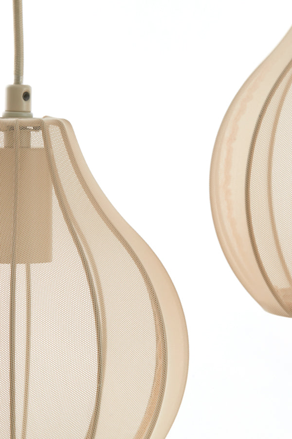 Hanging lamp 5L 100x15x21,5 cm ELATI sand